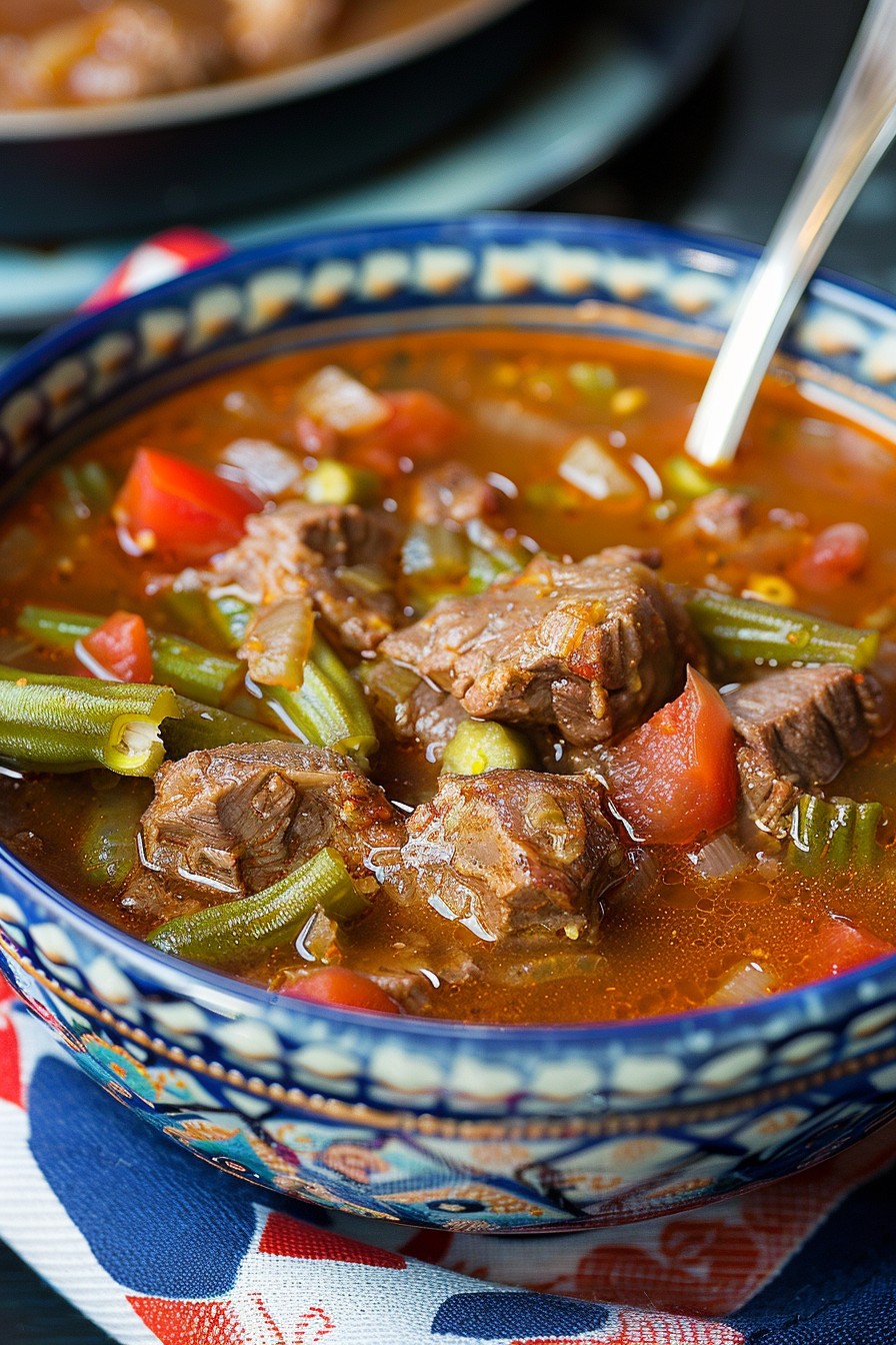 African Okra Soup Recipe