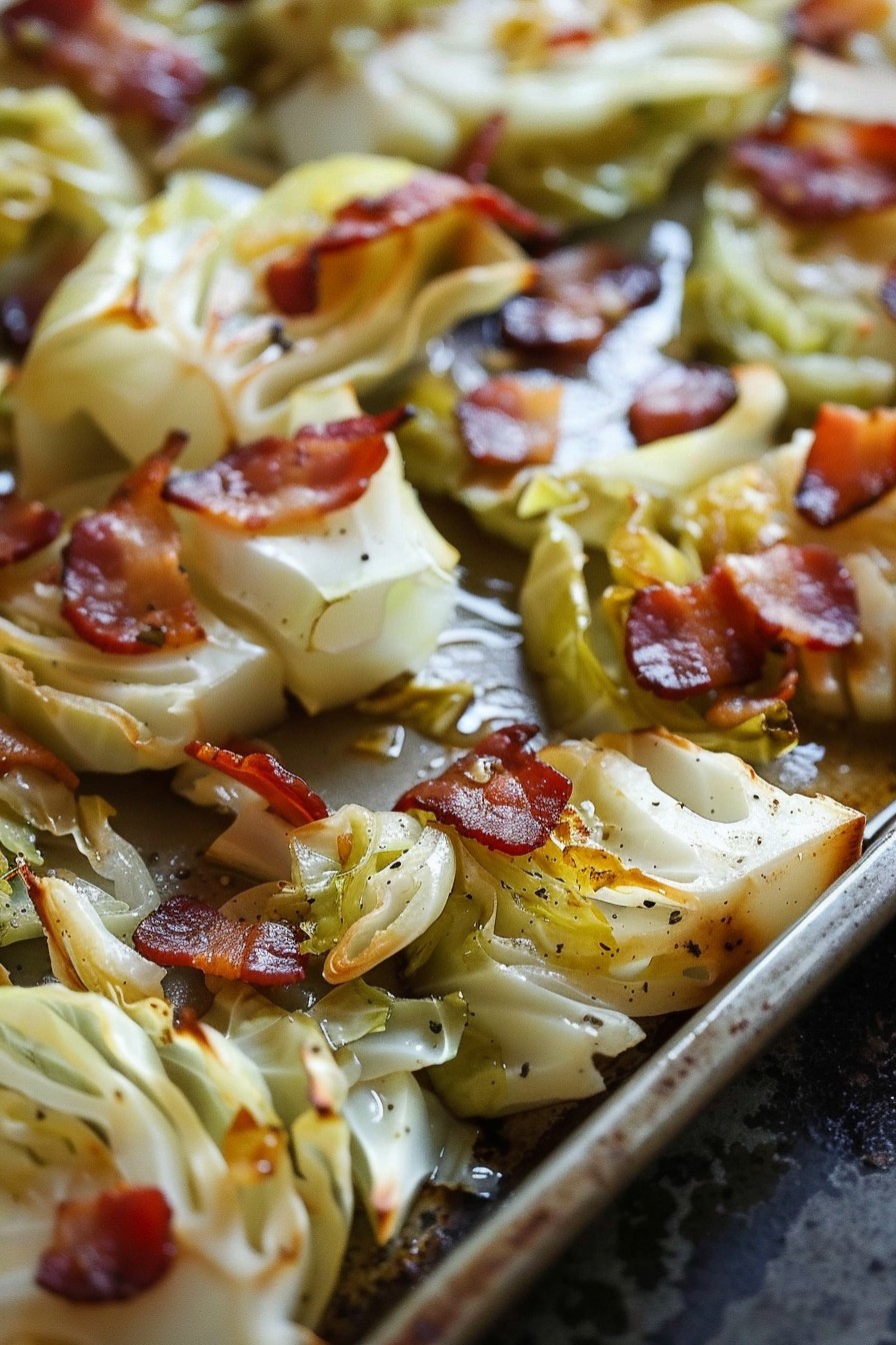 Baked Cabbage And Bacon Recipe
