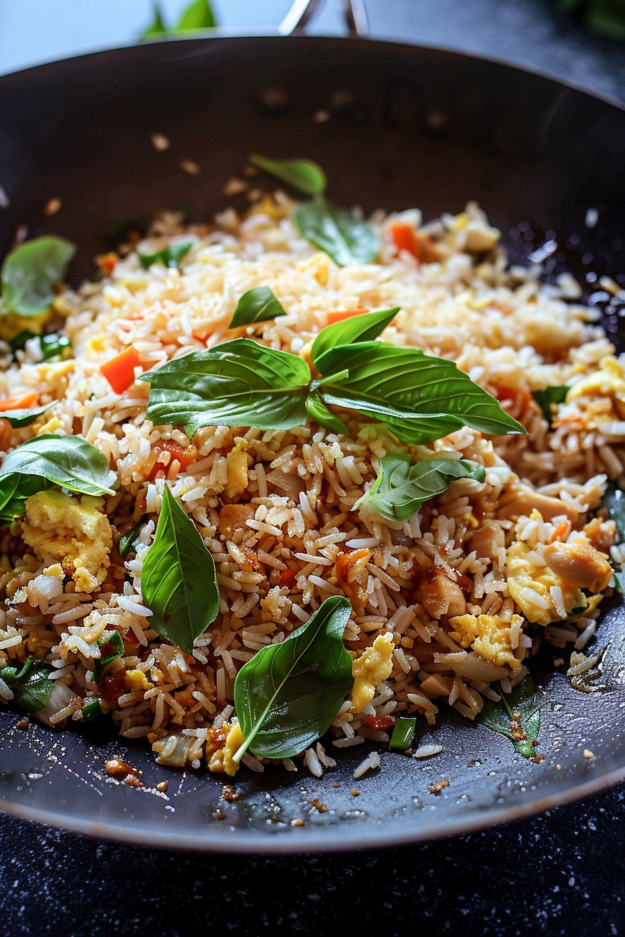 Basil Fried Rice Thai Recipe