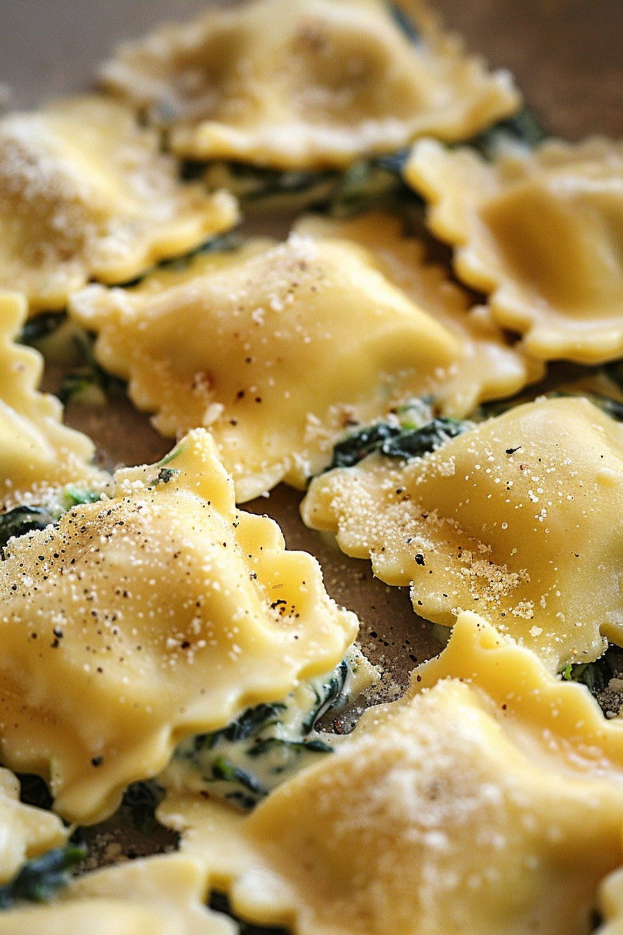 Cheese And Spinach Ravioli Recipe