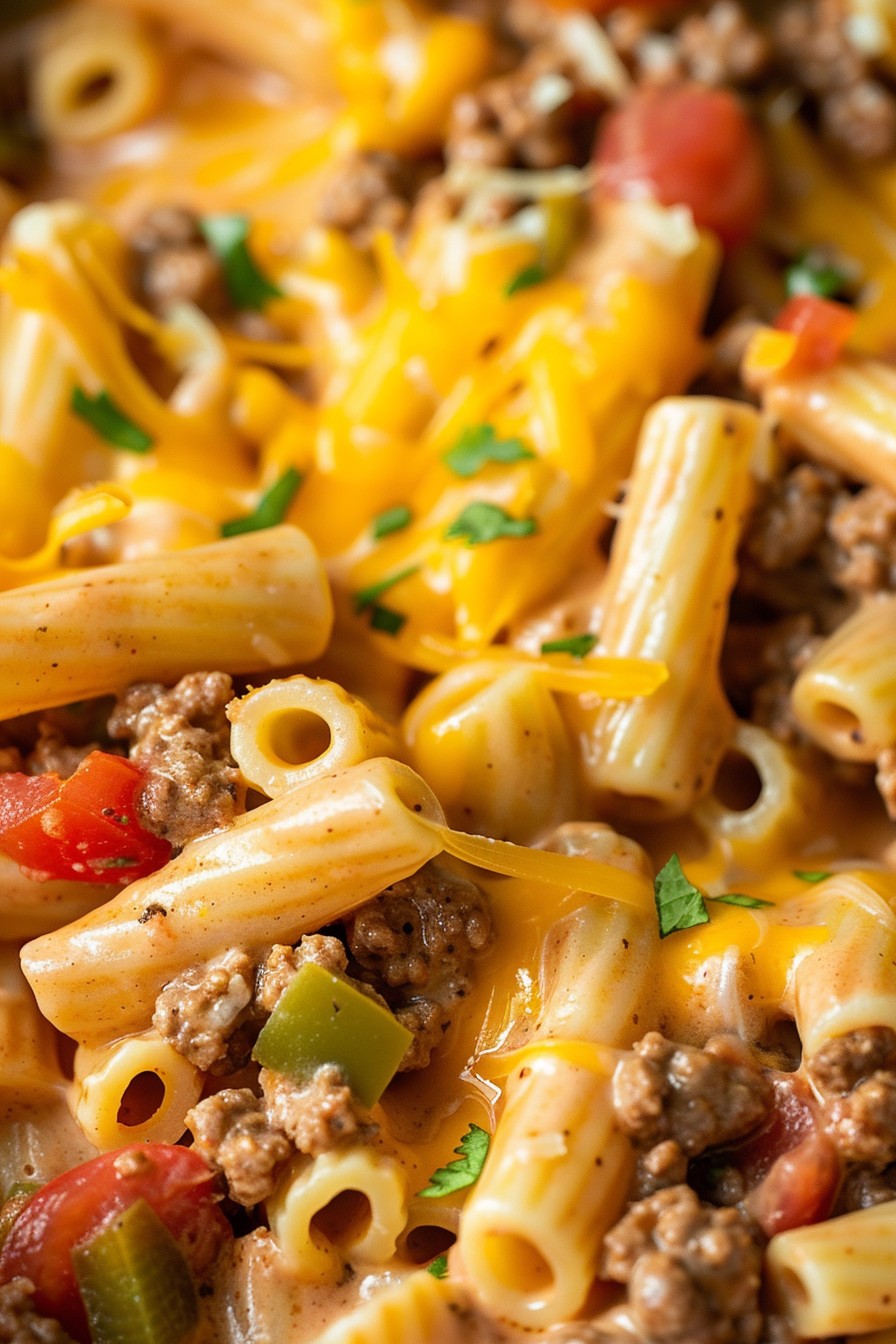 Cheesy Taco Pasta Recipe