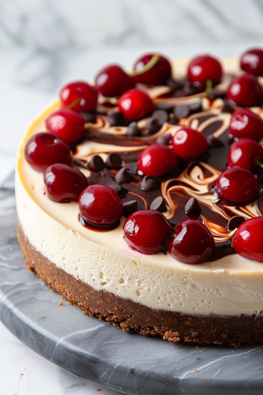 Cherry Chocolate Cheesecake Recipe