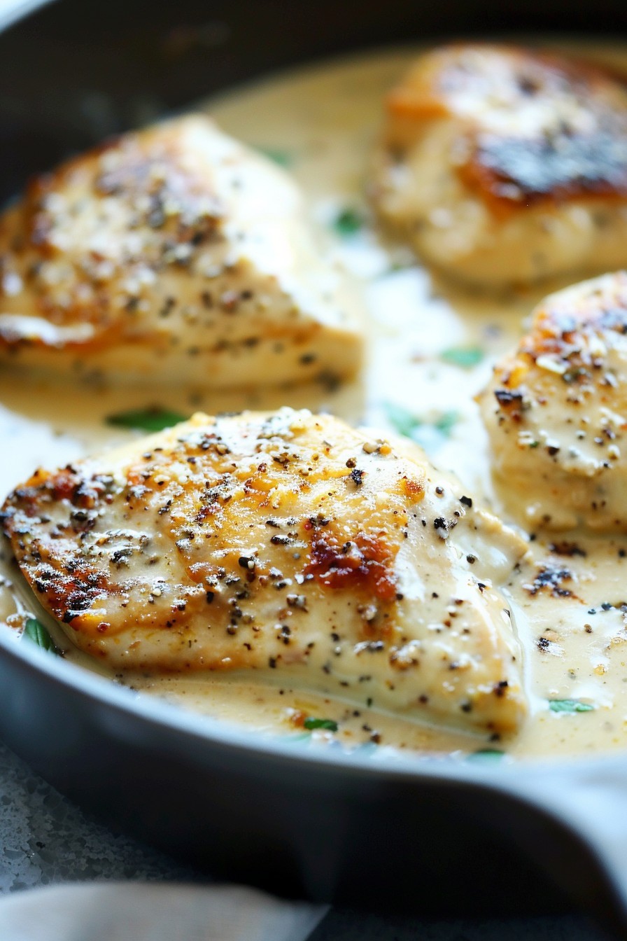 Chicken Cream Sauce Recipe