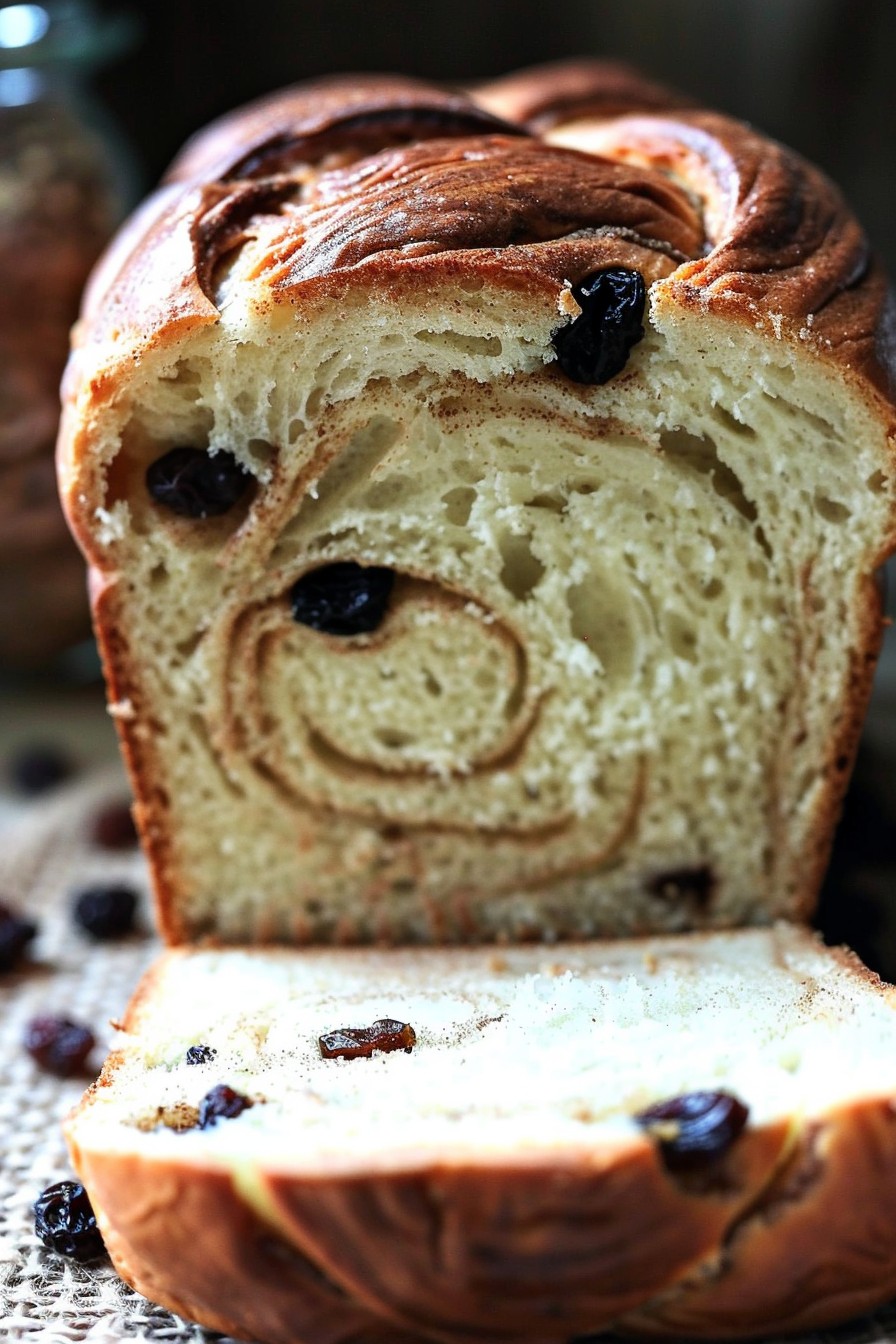 Cinnamon Swirl Raisin Bread Recipe