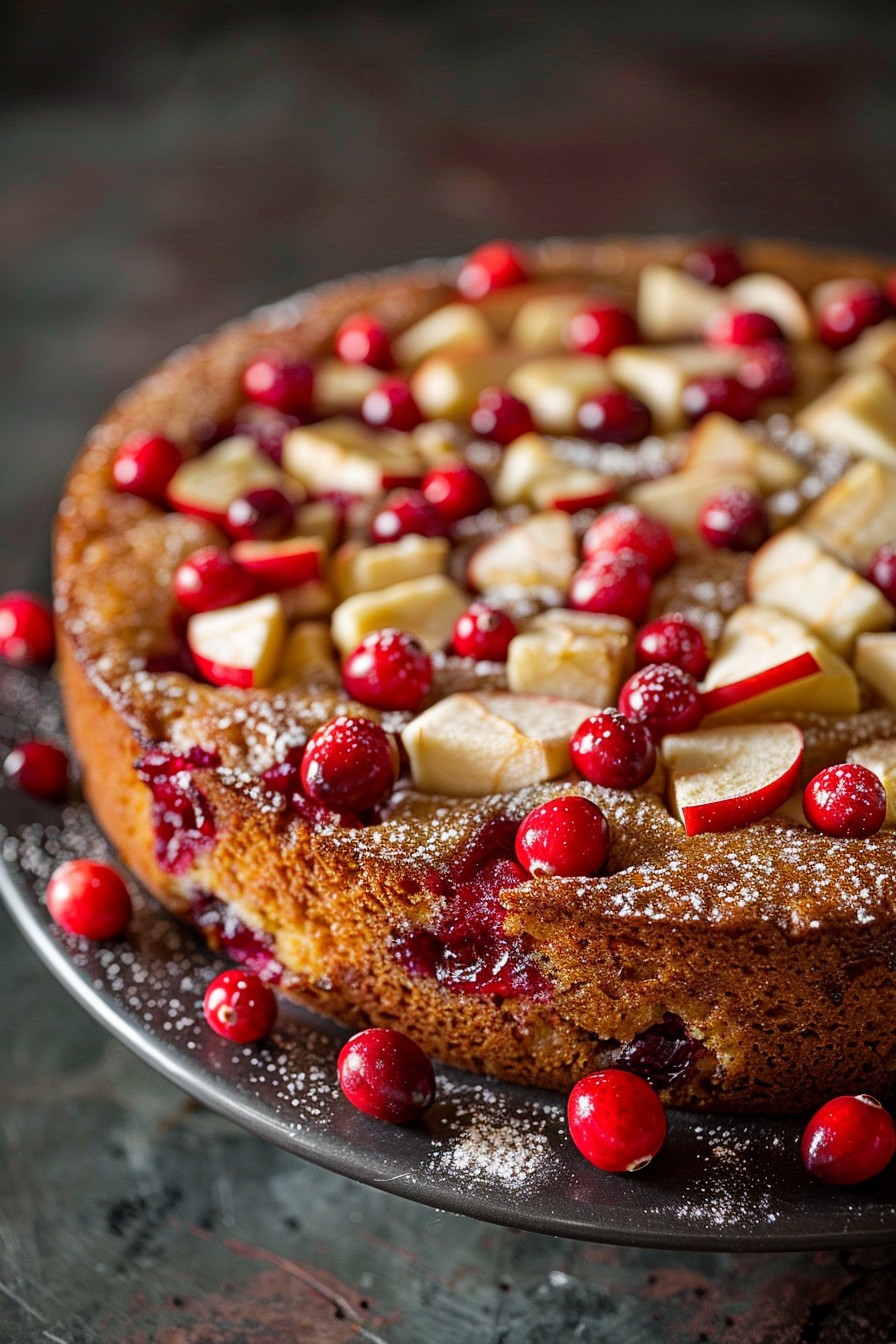 Cranberry Apple Cake Recipe