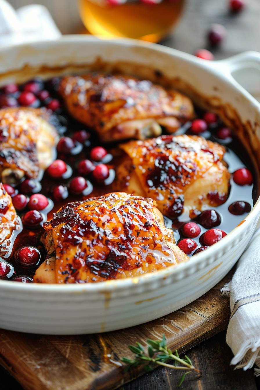 Cranberry Chicken Thighs Recipe
