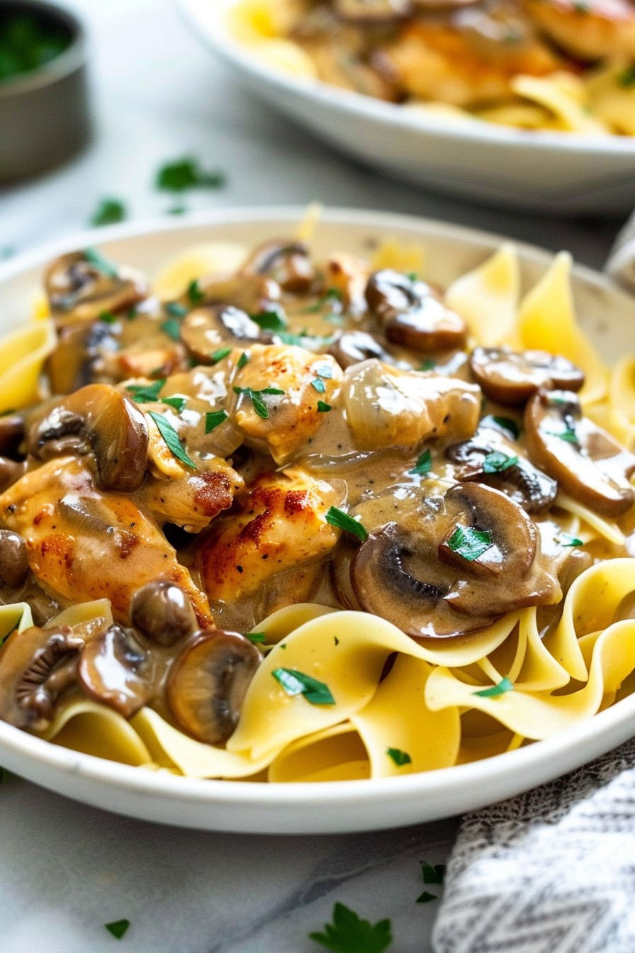 Creamy Chicken Stroganoff Recipe
