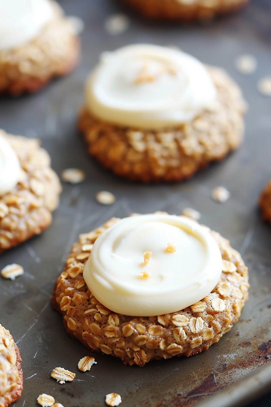 Frosted Oatmeal Cookies Recipe