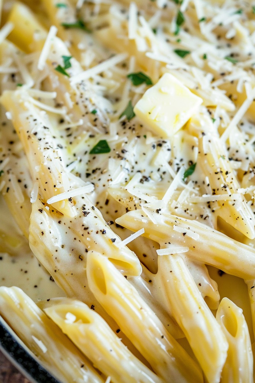 Garlic Cream Pasta Sauce Recipe