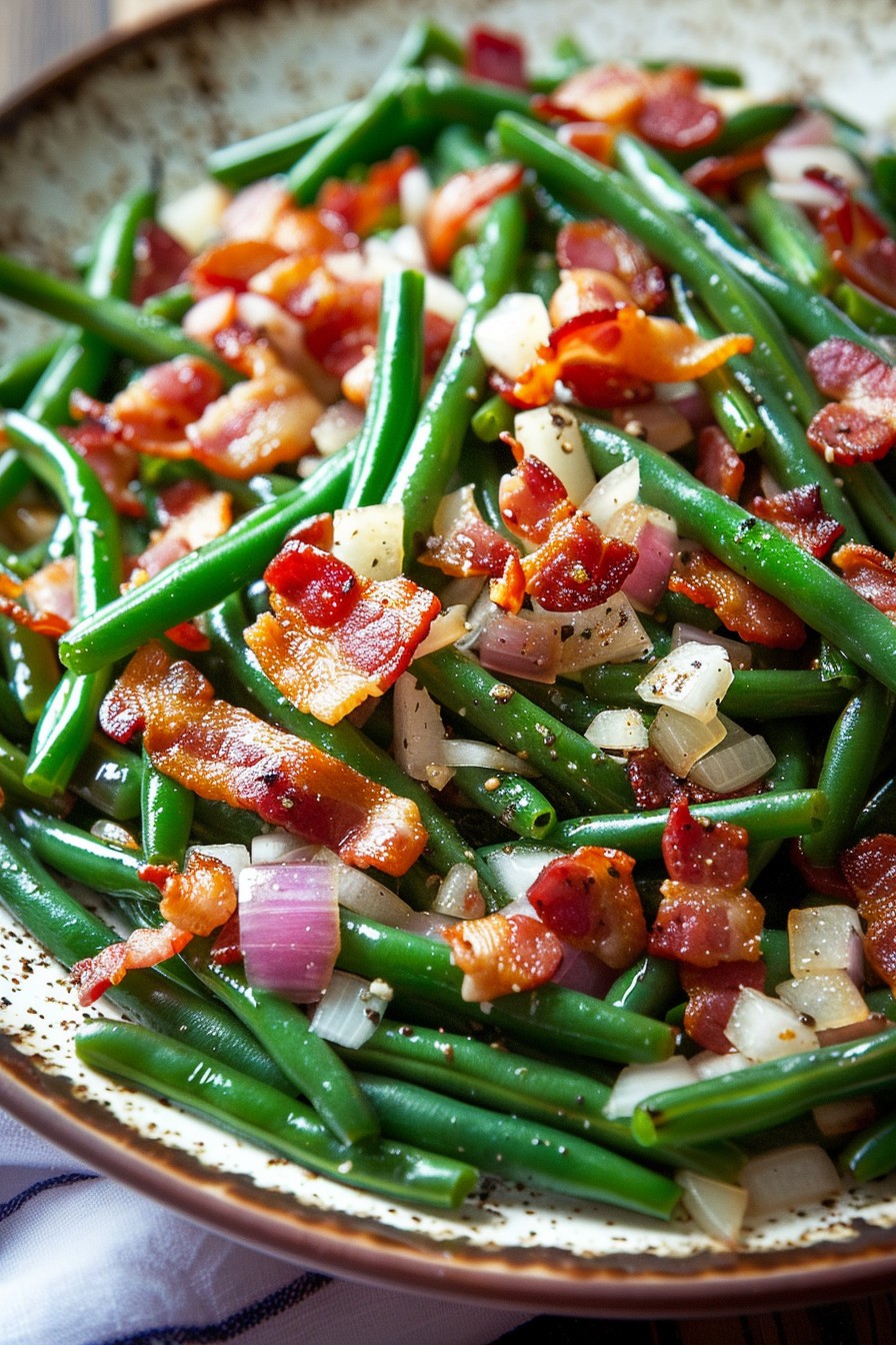 Green Beans With Bacon Recipe