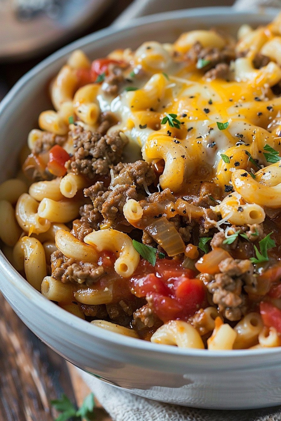 Ground Beef Goulash Recipe