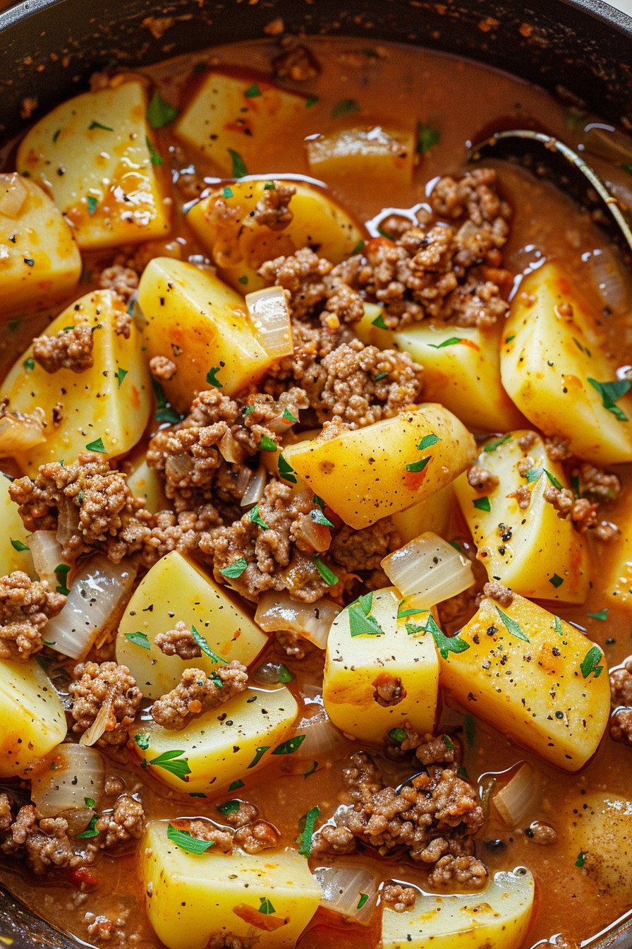 Ground Meat And Potatoes Recipe
