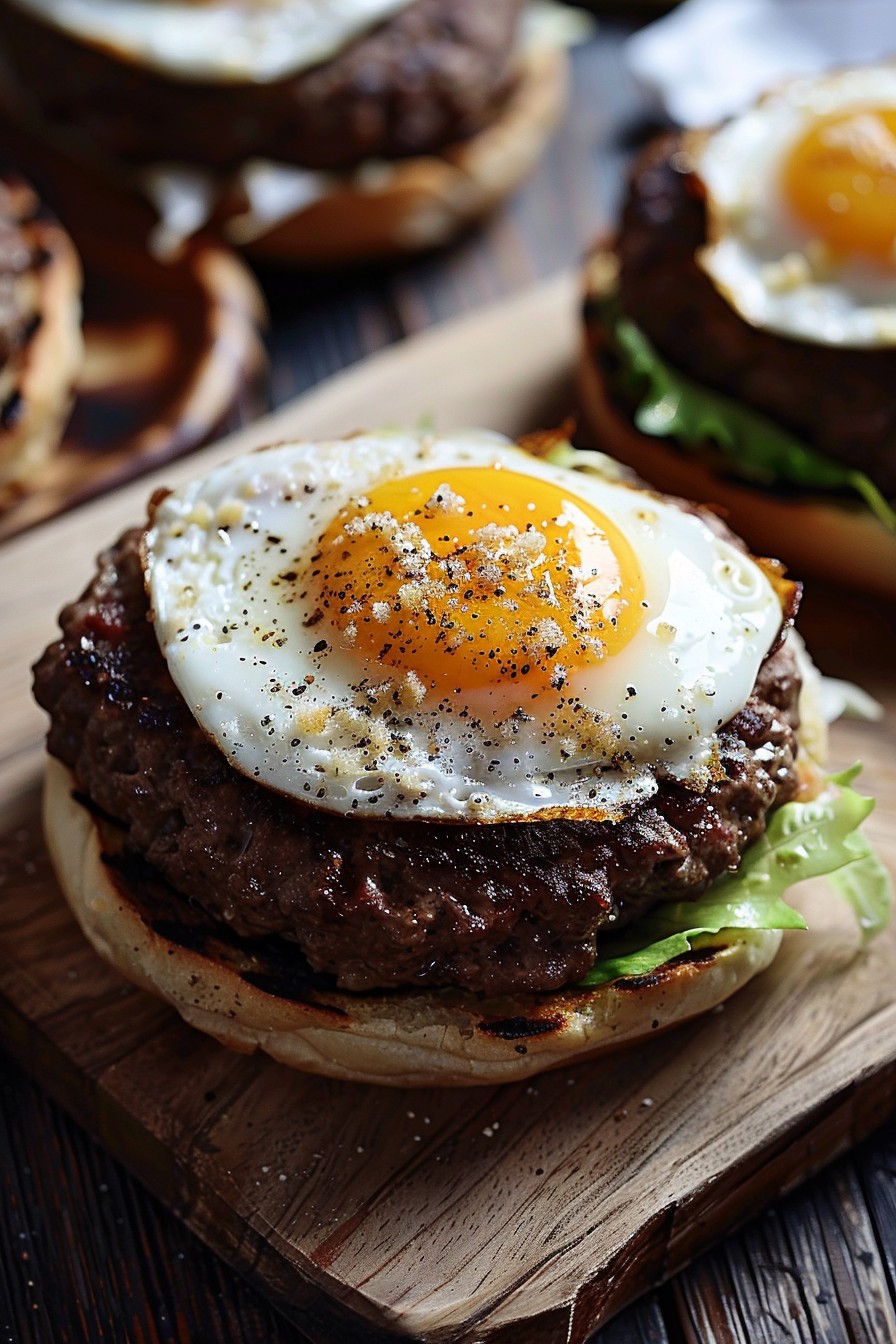 Hamburger Patty Recipe With Egg