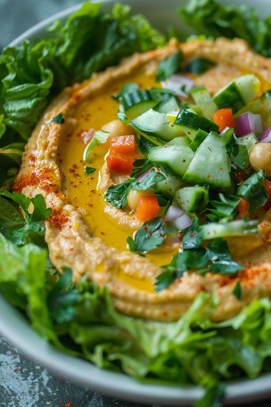 Hummus Salad Recipe