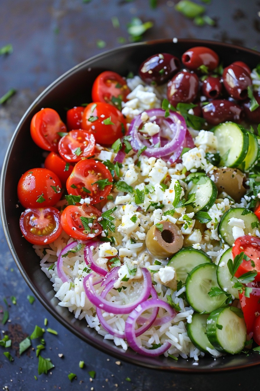 Mediterranean Rice Bowl Recipe