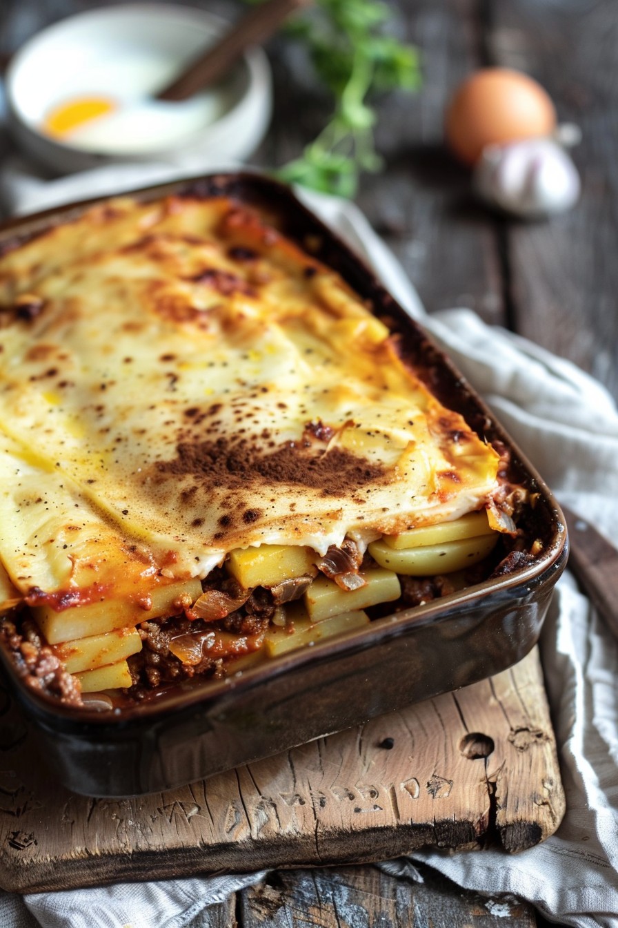 Moussaka Recipe Potato