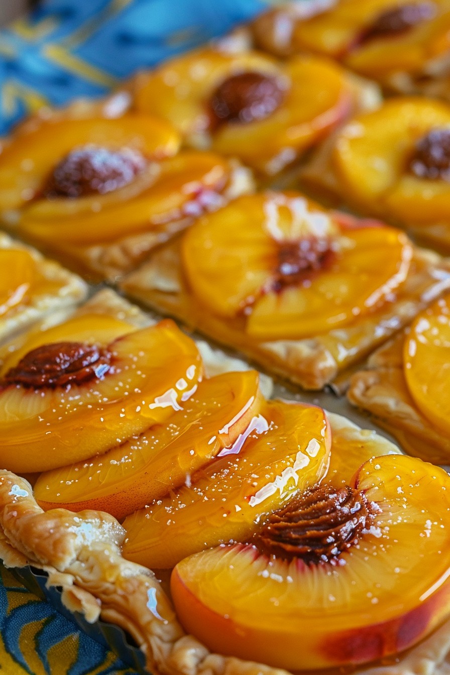 Peach Tart Recipe Puff Pastry