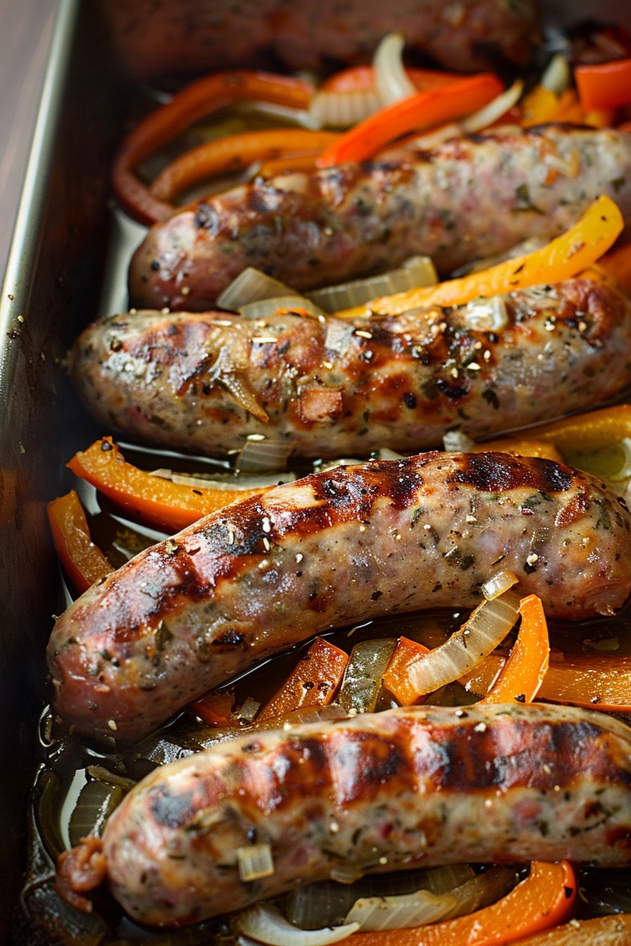 Sausage With Onions And Peppers Recipe