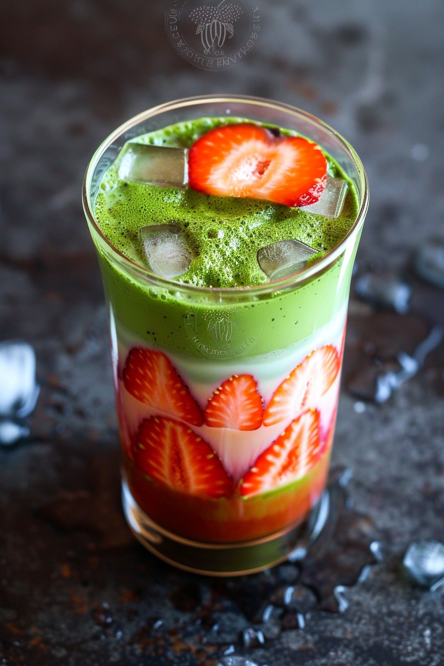 Strawberry Matcha Latte Recipe