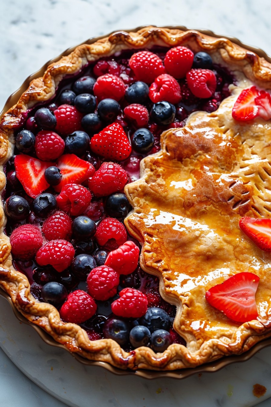 Three Berry Pie Recipe