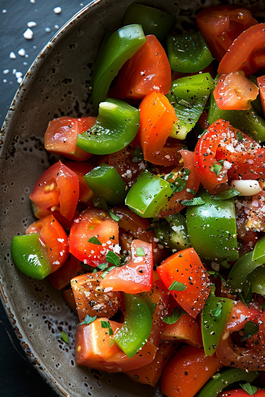 Tomato Green Pepper Recipe