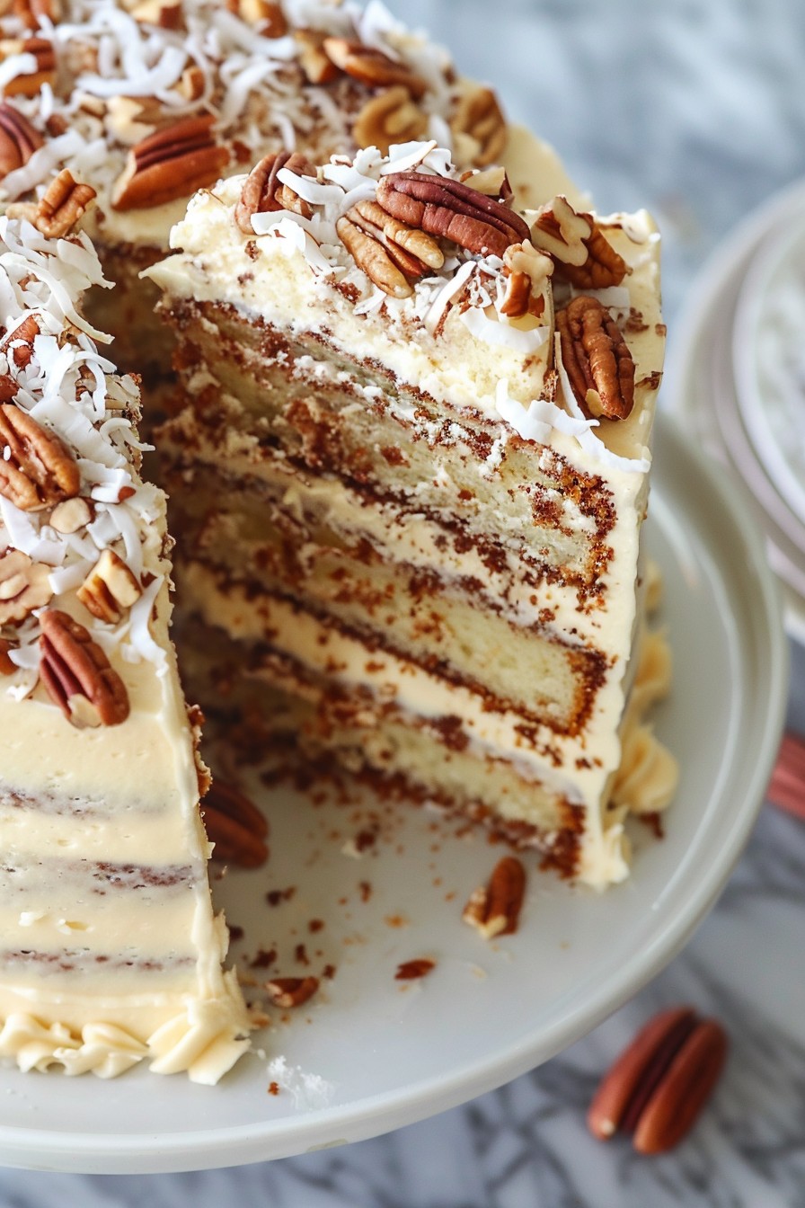White German Chocolate Cake Recipe